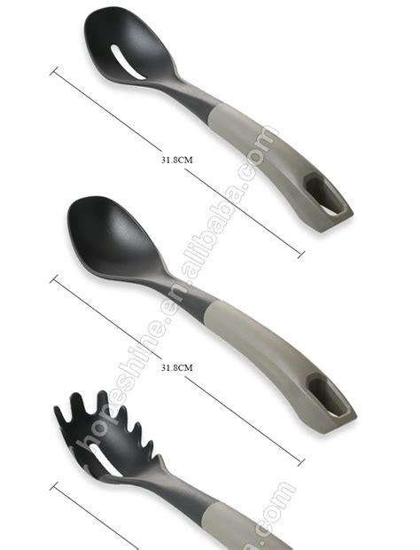 Heat Resistant Comfortable Ergonomic Design Dishwasher Safe Nylon Kitchen Utensils Set - Buy ...