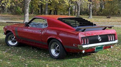 Red 1970 Boss 302 Mustang Fastback | Ford mustang fastback, Mustang fastback, Mustang