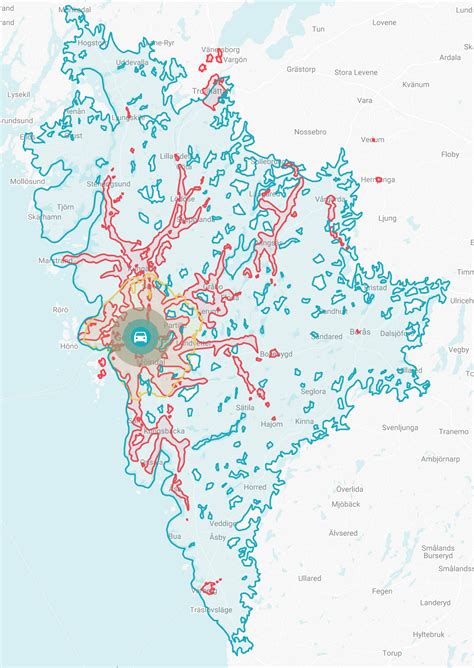 Custom Isochrone Maps