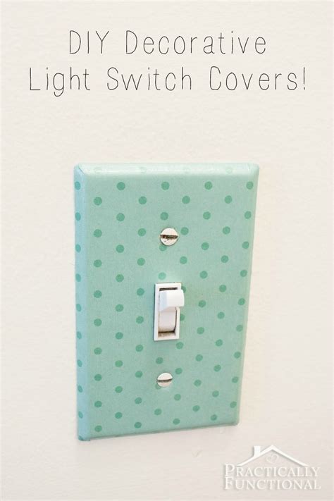 DIY Decorative Light Switch Covers