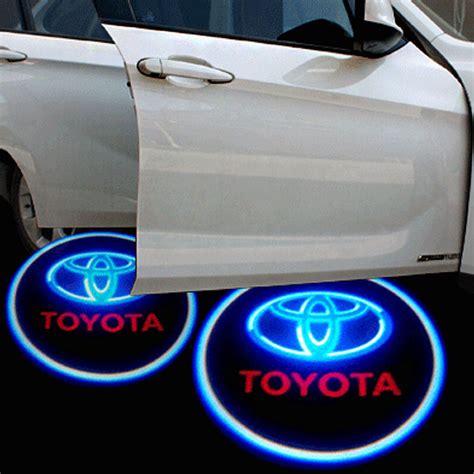 Car Projection LED Projector Door Shadow Light Welcome Light Laser Emblem Logo Lamps Kit ...