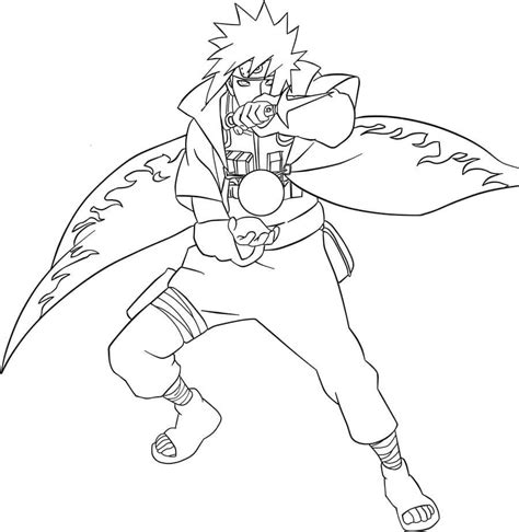 minato Coloring Page - Anime Coloring Pages