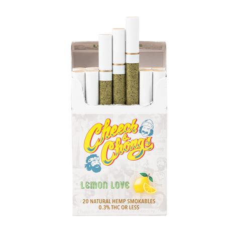 Lemon Love Hemp Cigarettes | Cheech & Chong Members Club