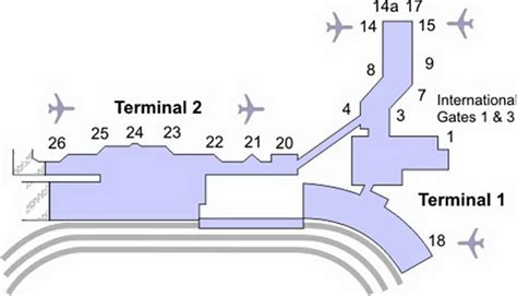 Oakland Airport Terminal Map - United States Map