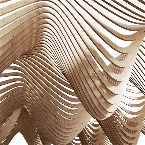 Parametric wood ceiling 3D model - TurboSquid 1487842