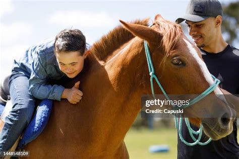 Down Syndrome Riding Horse Photos and Premium High Res Pictures - Getty ...