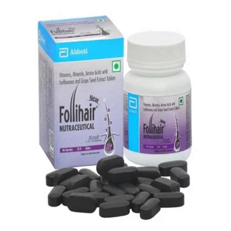 Follihair Nutraceutical Tablets at Rs 499/stripe | Hair Loss Medicines in Bulandshahr | ID ...