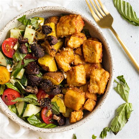 Savory & Crispy Oven Baked Tofu - Avocado Skillet