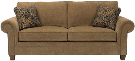 Travis Walnut Chenille Fabric Sofa from Broyhill (7004-3Q-8994-78) | Coleman Furniture