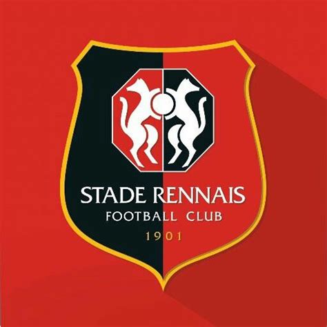 Stade Rennais of France crest. | Stade rennais, Stade rennais football ...