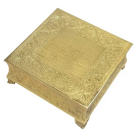 Cake Stand Square 14 Inch Gold at Rs 1795/piece | Cake Stand in ...