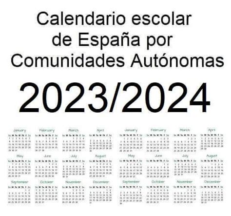 Calendario Escolar 2023 A 2024 Comunidad De Madrid - Printable Templates Free