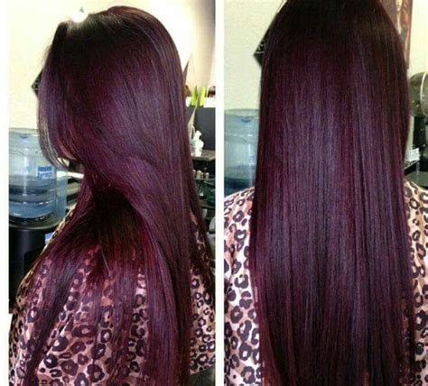 Pin by Cristina Adame on Looks | Hair styles, Hair color burgundy, Plum ...