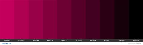 Shades XKCD Color dark hot pink #d90166 hex | Hex color palette, Hex ...