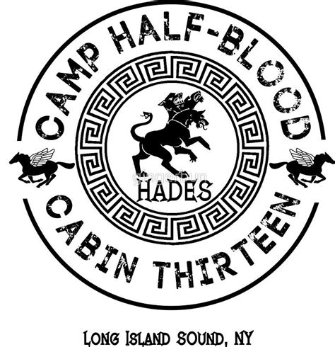 'Cabin Thirteen - Hades - Percy Jackson - Camp Half-Blood' Sticker by ...