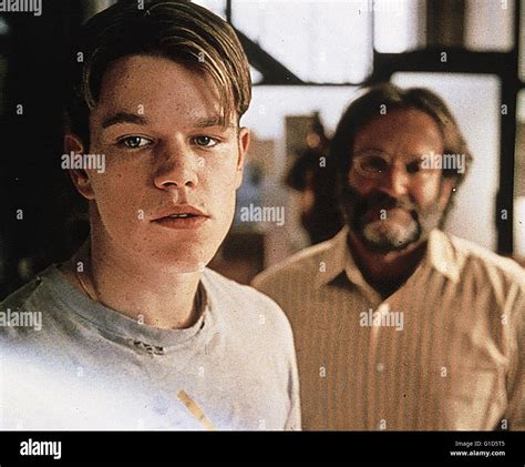 Good Will Hunting / Matt Damon / Robin Williams Stock Photo - Alamy