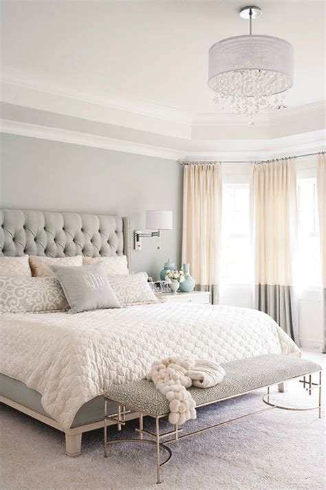 Grey, White And Tan Casual Bedroom Decor Pictures, Photos, and Images ...