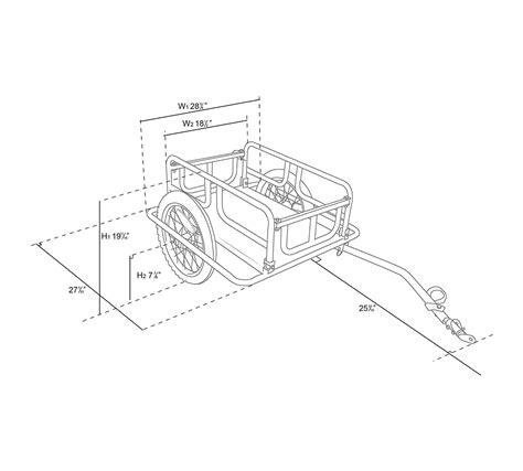 Foldable Cargo Bike/bicycle Trailer - Buy Bike Trailer,Bicycle Trailer ...