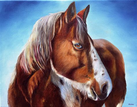 Painted Mustang Painting by Robert Pankey - Fine Art America