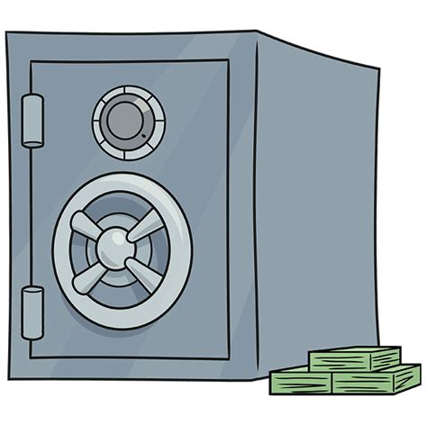 How to Draw a Bank Vault - Really Easy Drawing Tutorial