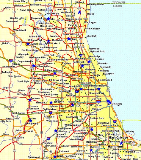 Online Maps: Chicago City map