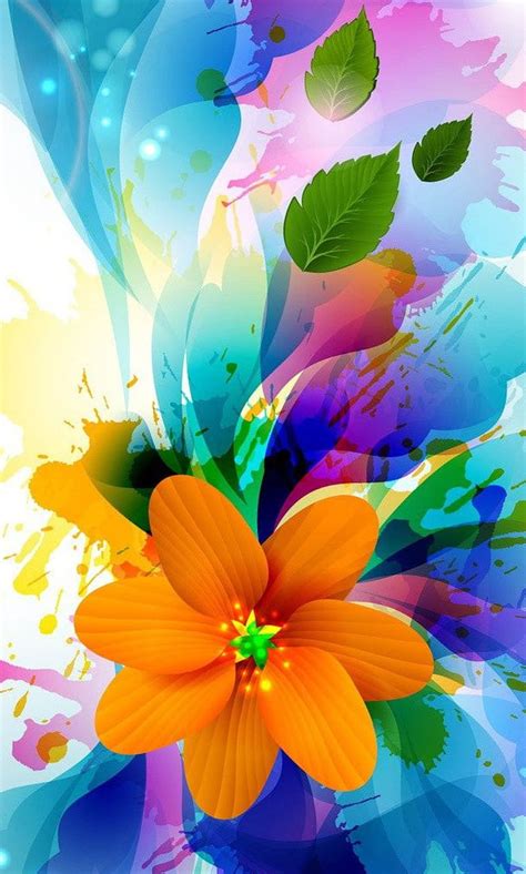 Flower Painting Designs Hd Wallpaper | Best Flower Site