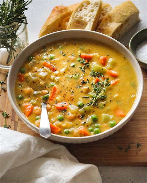 One-Pot Creamy Vegetable Soup - It's All Good Vegan