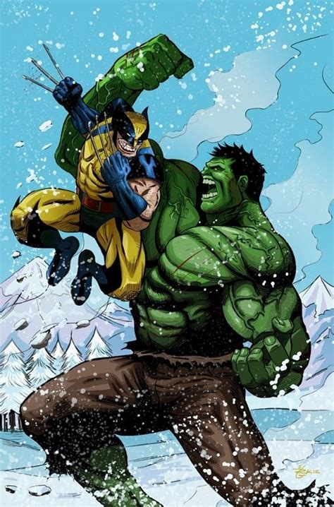 Hulk vs. Wolverine | The Incredible Hulk | Pinterest