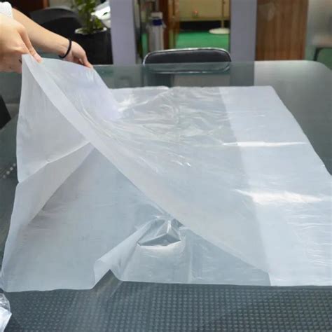 18 X 24 Inch 1 Mil Clear Plastic Flat Poly Storage Bag for Food Bread Dough Packaging - 18X24 ...