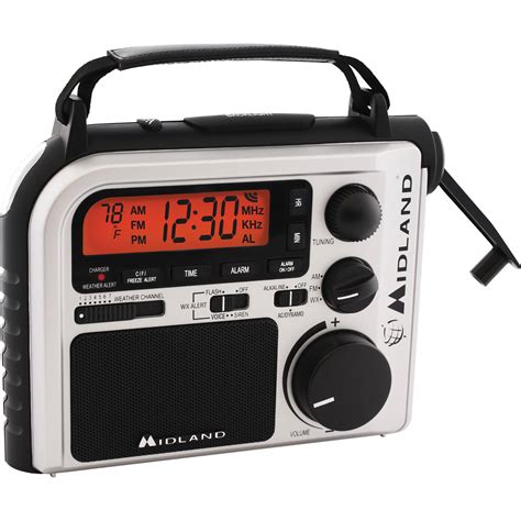 Midland ER102 Emergency Crank Weather Radio ER102 B&H Photo