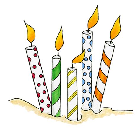 Candles | Birthday candles illustration, Happy birthday candles, Art birthday