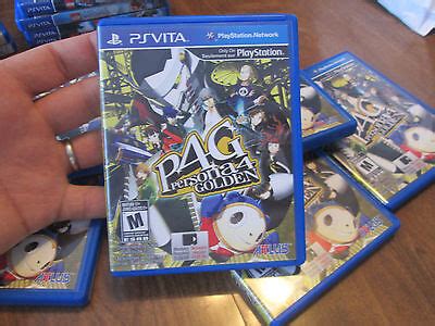 Persona 4 Golden PS VITA Sony PlayStation Vita PSVITA P4G COMPLETE The ...