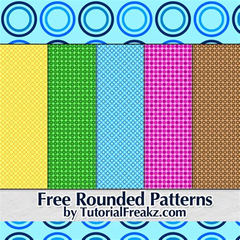 Free Rounded Patterns - Photoshop patterns