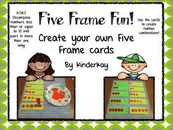 Five Frame Fun by KinderKay | Teachers Pay Teachers