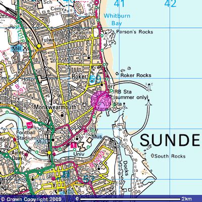 Sunderland Map and Sunderland Satellite Image