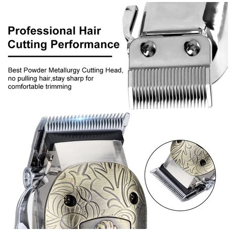 Surker Hair Clipper Professional Metal Relief Barber Shop Cordless SK- – surker