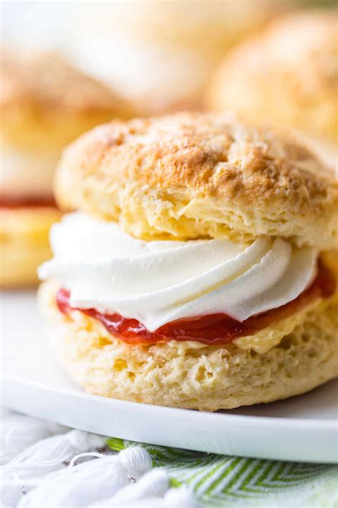 Irish Scones with Jam & Cream: Easy recipe! -Baking a Moment