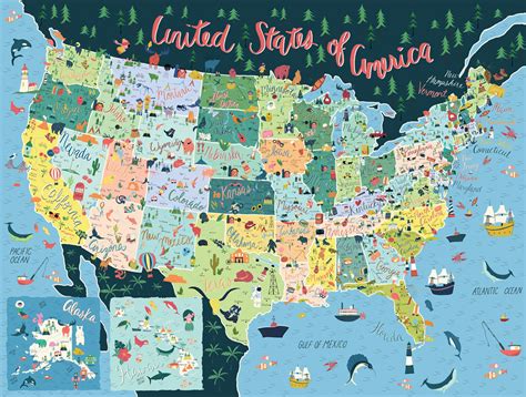 United States Map Puzzle, 550 Pieces, Heritage Puzzles | Puzzle Warehouse