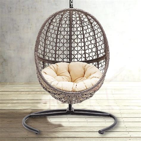 ikea-hanging-egg-chair-with-stand-alternative - Hanging Chairs