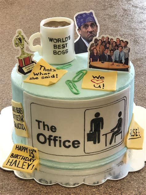 The Office birthday cake | Office birthday, Office themed party, Office ...