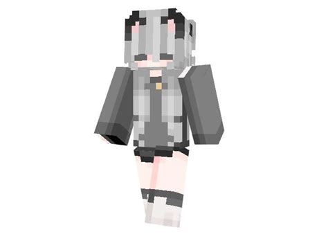 Gray Cat | Minecraft Girl Skins | Minecraft skins, Minecraft skins girl cat, Minecraft skin