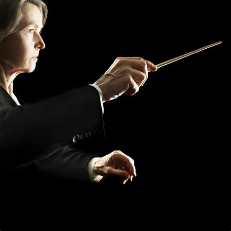 Orchestra conductor hands baton — Stock Photo © alenavlad #28330545