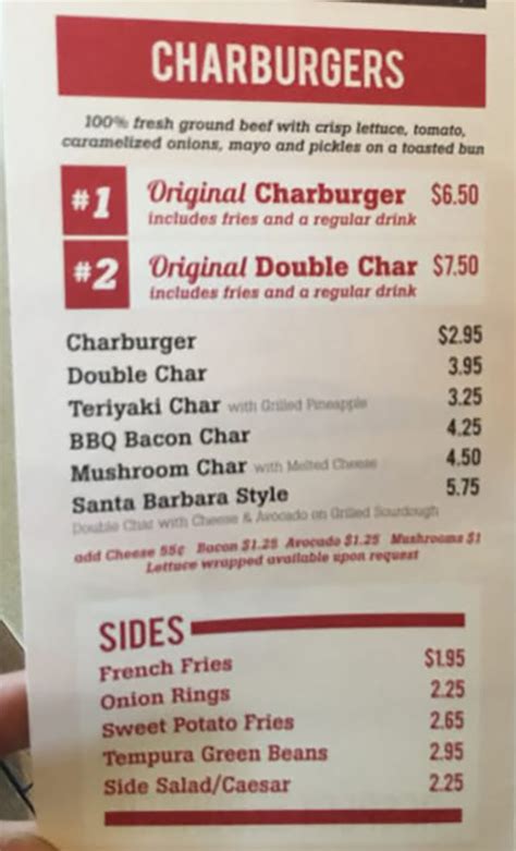 The Habit Burger Grill menu with prices | SLC menu