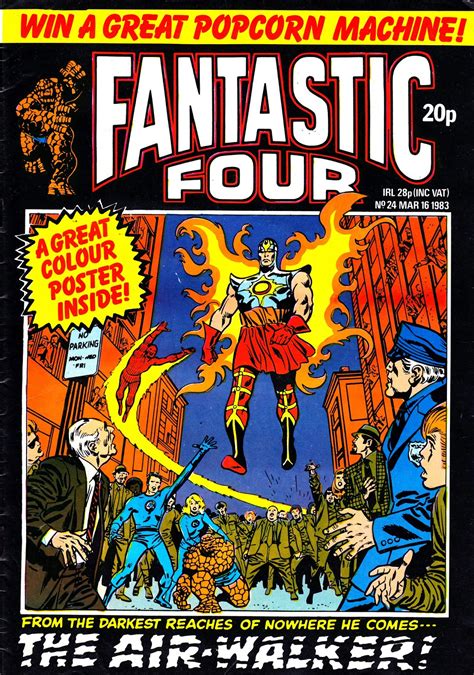 STARLOGGED - GEEK MEDIA AGAIN: 1983: FANTASTIC FOUR MARCH COVER GALLERY (Marvel UK)