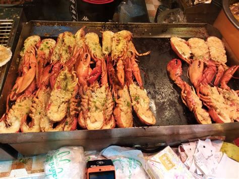 Sea Food at Night Market in Macau Stock Photo - Image of festival, quantity: 163555144