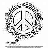 Junior Girl Scout Coloring Pages Sketch Coloring Page sketch template