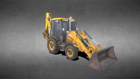 JCB Backhoe Loader 3CX Tractor - Download Free 3D model by Kyle Burton (@chimeracreations ...