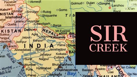 Sir Creek Oil reserve Claim Pakistan & India : IAS Geography - YouTube