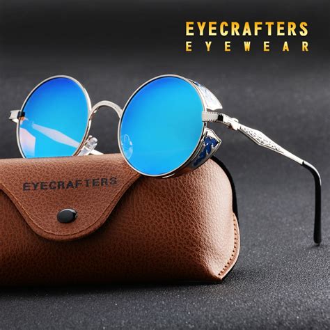 Stunning Metal Frame Steampunk Themed Sunglasses with Polarized Mirror ...