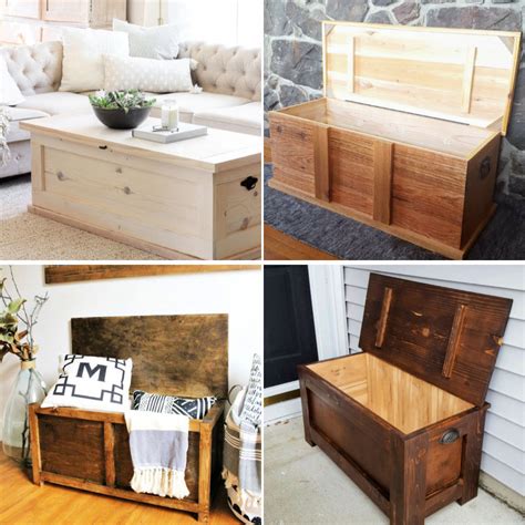 20 Free DIY Blanket Chest Plans (Wooden Storage Chest)